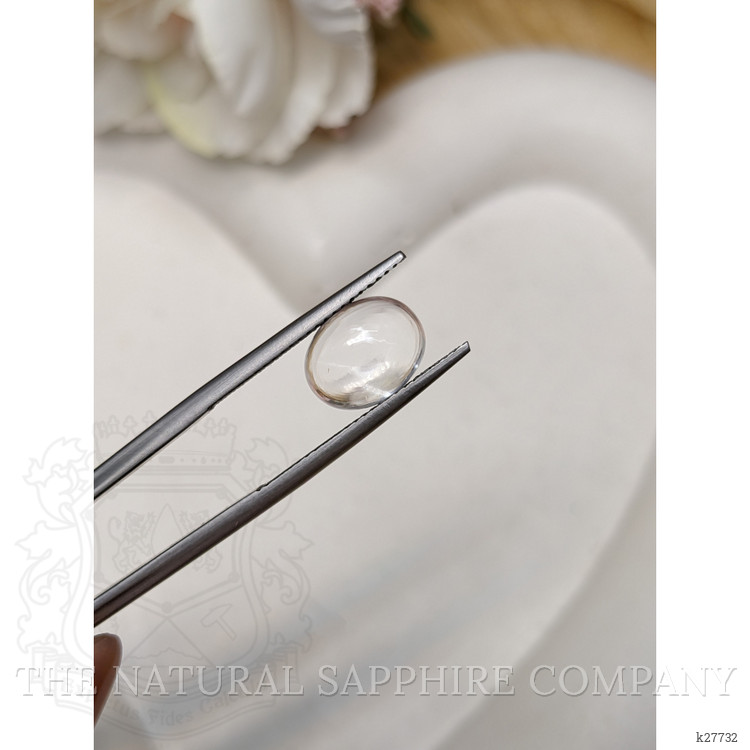 2.69 Ct. White Cabochon Quartz from Madagascar