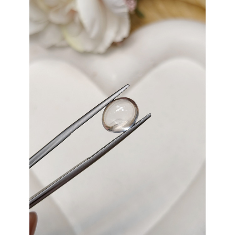 3.52 Ct. White Cabochon Quartz from Madagascar