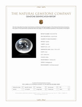 2.07 Ct. White Cabochon Quartz from Madagascar Scan Report
