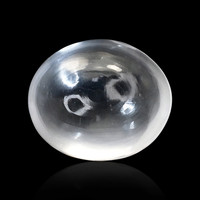 2.07 Ct. White Cabochon Quartz from Madagascar Video