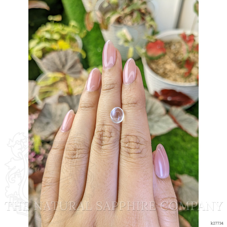 2.07 Ct. White Cabochon Quartz from Madagascar