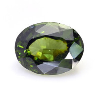 0.85 Ct. Green Zircon from Madagascar Video