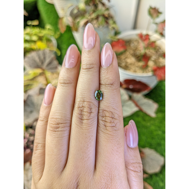 0.85 Ct. Green Zircon from Madagascar