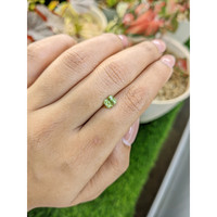 0.79 Ct. Green (Lime Green) Peridot from Pakistan Life Style