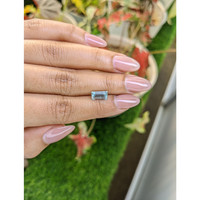 1.44 Ct. Blue Aquamarine from Madagascar Life Style