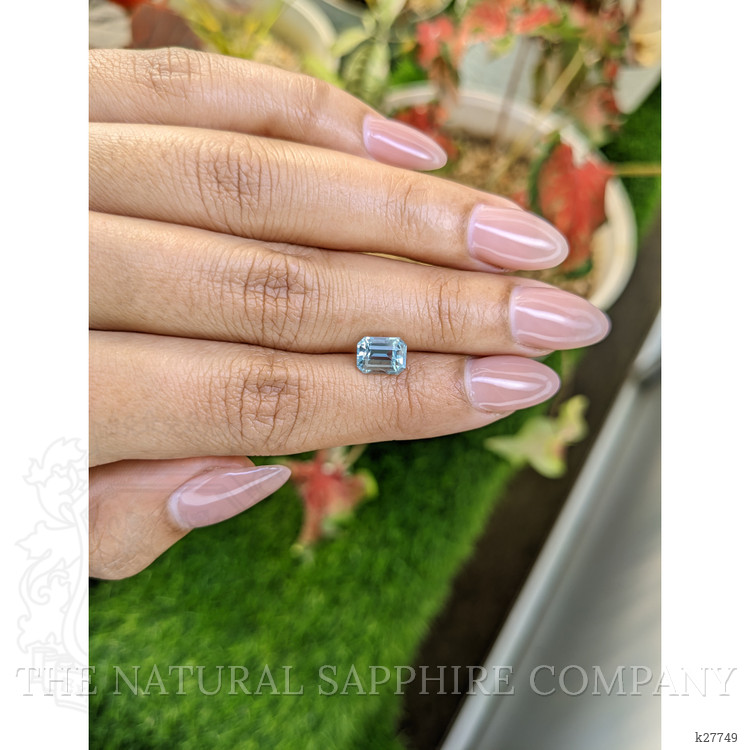 1.33 Ct. Greenish Blue Aquamarine from Madagascar