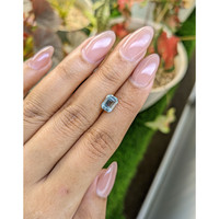 1.33 Ct. Greenish Blue Aquamarine from Madagascar Life Style