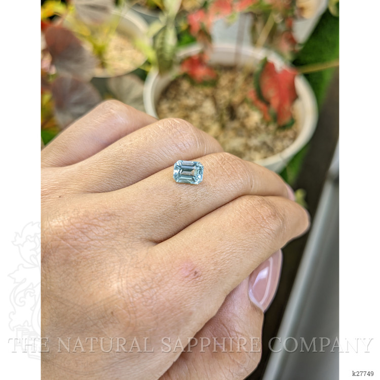 1.33 Ct. Greenish Blue Aquamarine from Madagascar