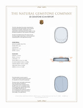 2.77 Ct. Lapis from Afghanistan 3 D Scan Report