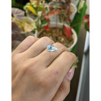 2.64 Ct. Blue Aquamarine from Madagascar Life Style