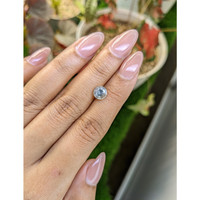 1.13 Ct. Bluish Green Aquamarine from Madagascar Life Style