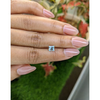 0.67 Ct. Blue Aquamarine from Madagascar Life Style
