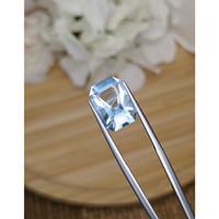 5.47 Ct. Blue Aquamarine from Madagascar Life Style