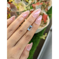 1.81 Ct. Blue Aquamarine from Madagascar Life Style