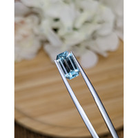 1.81 Ct. Blue Aquamarine from Madagascar Life Style
