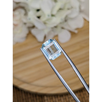 3.68 Ct. Blue Aquamarine from Madagascar Life Style