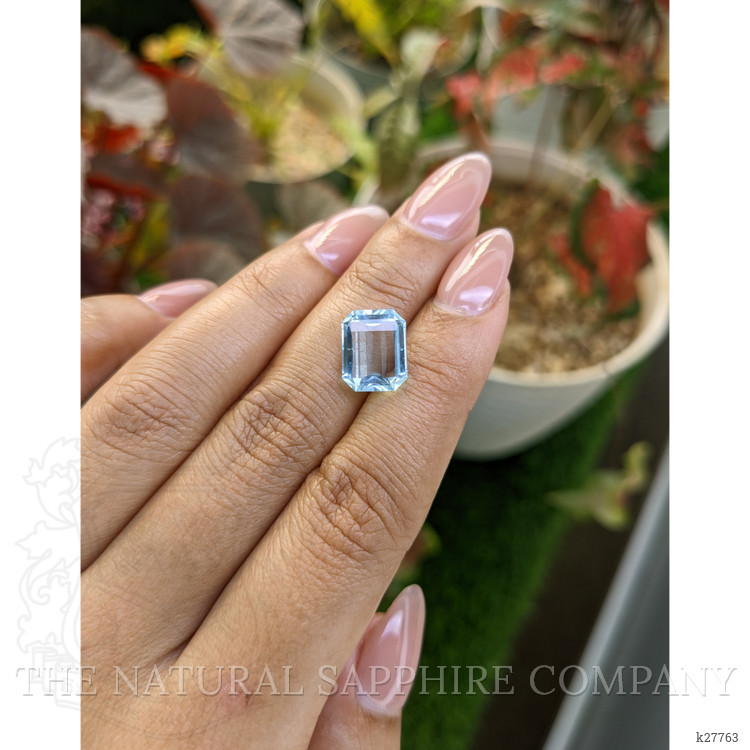 3.68 Ct. Blue Aquamarine from Madagascar