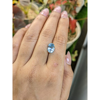 2.48 Ct. Blue Aquamarine from Madagascar Life Style