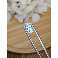 2.48 Ct. Blue Aquamarine from Madagascar Life Style