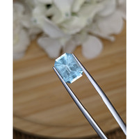 2.89 Ct. Blue Aquamarine from Madagascar Life Style