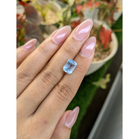 2.89 Ct. Blue Aquamarine from Madagascar Life Style
