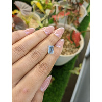 1.52 Ct. Blue Aquamarine from Madagascar Life Style