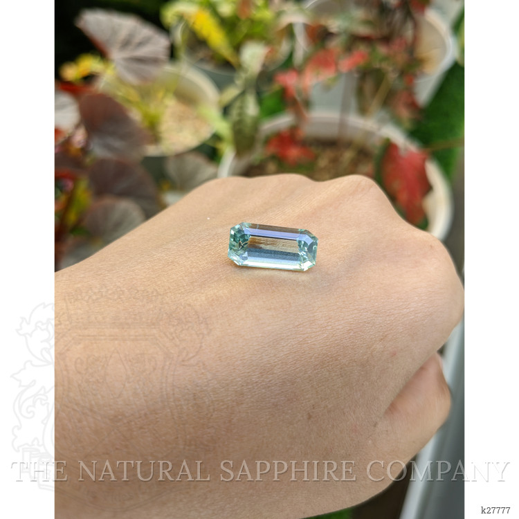 8.06 Ct. Bluish Green Aquamarine from Madagascar