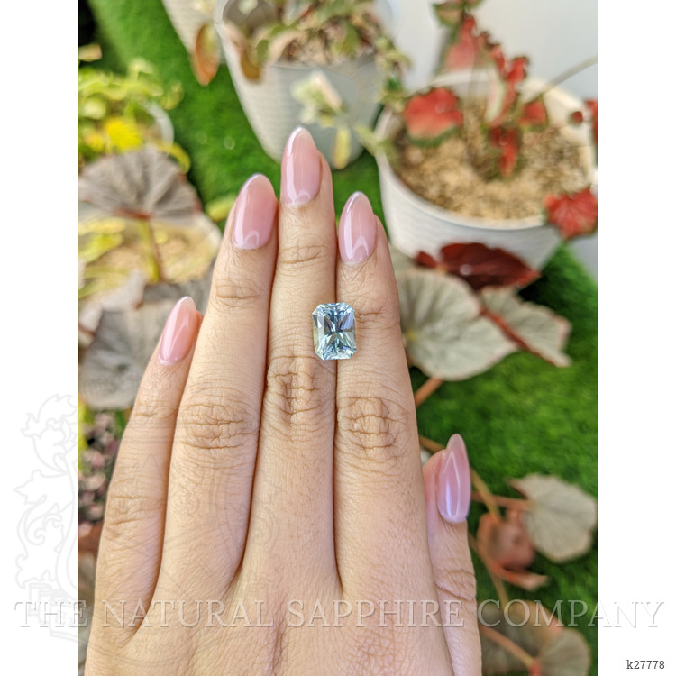3.39 Ct. Bluish Green Aquamarine from Madagascar
