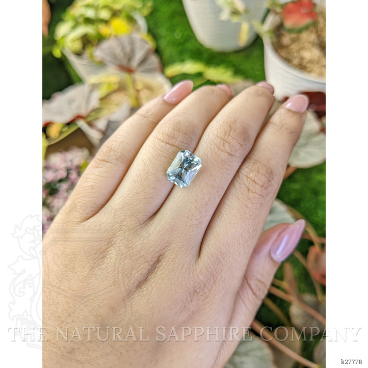 3.39 Ct. Bluish Green Aquamarine from Madagascar