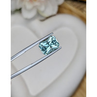 3.39 Ct. Bluish Green Aquamarine from Madagascar Life Style