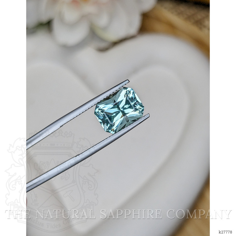3.39 Ct. Bluish Green Aquamarine from Madagascar