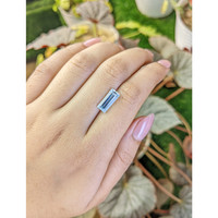 2.48 Ct. Blue Aquamarine from Madagascar Life Style