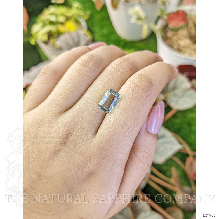 2.81 Ct. Bluish Green Aquamarine from Madagascar