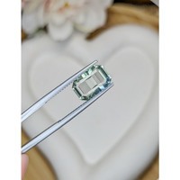 2.81 Ct. Bluish Green Aquamarine from Madagascar Life Style