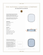 5.78 Ct. Lapis from Afghanistan 3 D Scan Report