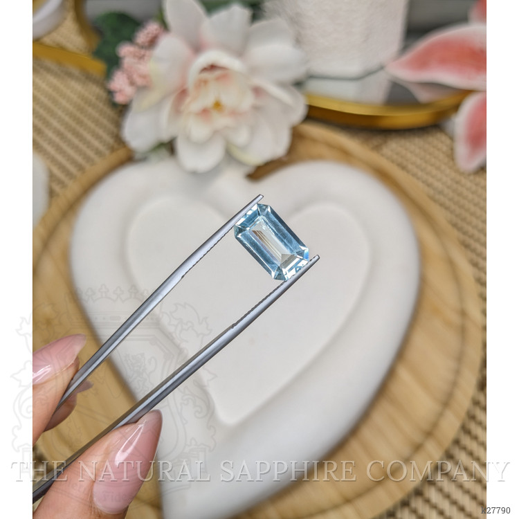 3.89 Ct. Blue Aquamarine from Madagascar