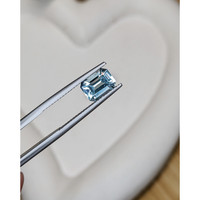 1.65 Ct. Blue Aquamarine from Madagascar Life Style