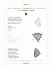4.72 Ct. Blue Aquamarine from Madagascar 3 D Scan Report