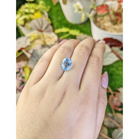 4.17 Ct. Blue Aquamarine from Madagascar Life Style