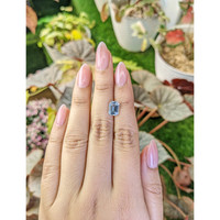 1.59 Ct. Blue Aquamarine from Madagascar Life Style