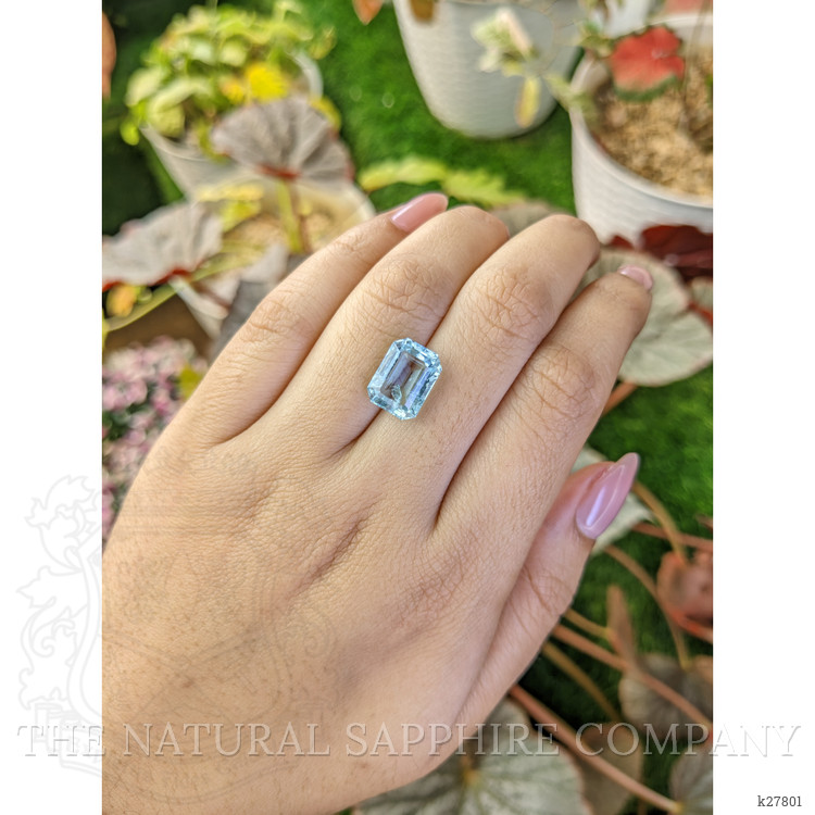 4.77 Ct. Blue Aquamarine from Madagascar