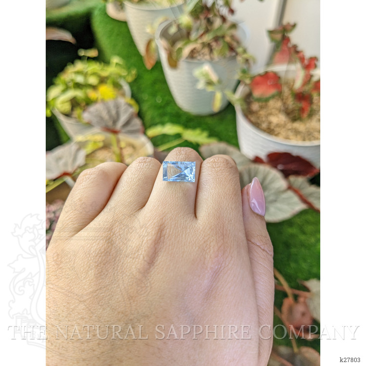 3.68 Ct. Blue Aquamarine from Madagascar
