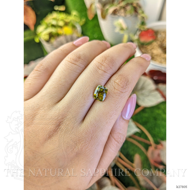 3.00 Ct. Yellowish Green Chrysoberyl from Ceylon (Sri Lanka)