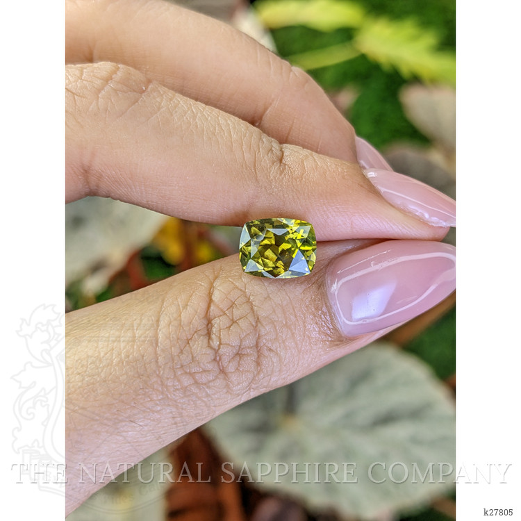 3.00 Ct. Yellowish Green Chrysoberyl from Ceylon (Sri Lanka)