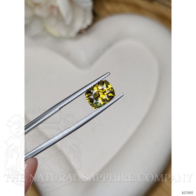 3.00 Ct. Yellowish Green Chrysoberyl from Ceylon (Sri Lanka)