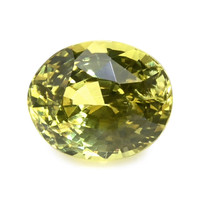 0.98 Ct. Yellowish Green Chrysoberyl from Ceylon (Sri Lanka) Video