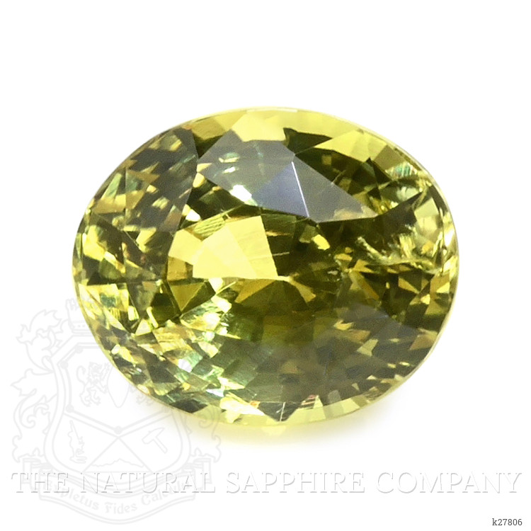 0.98 Ct. Yellowish Green Chrysoberyl from Ceylon (Sri Lanka)