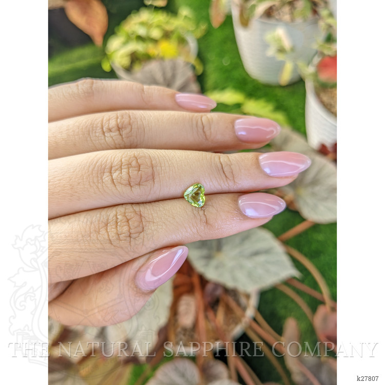1.02 Ct. Yellowish Green Chrysoberyl from Ceylon (Sri Lanka)