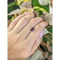 2.67 Ct. Reddish Purple Rhodolite Garnet from Ceylon (Sri Lanka) Life Style