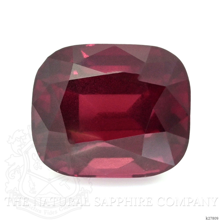 2.66 Ct. Purplish Red Rhodolite Garnet from Ceylon (Sri Lanka)